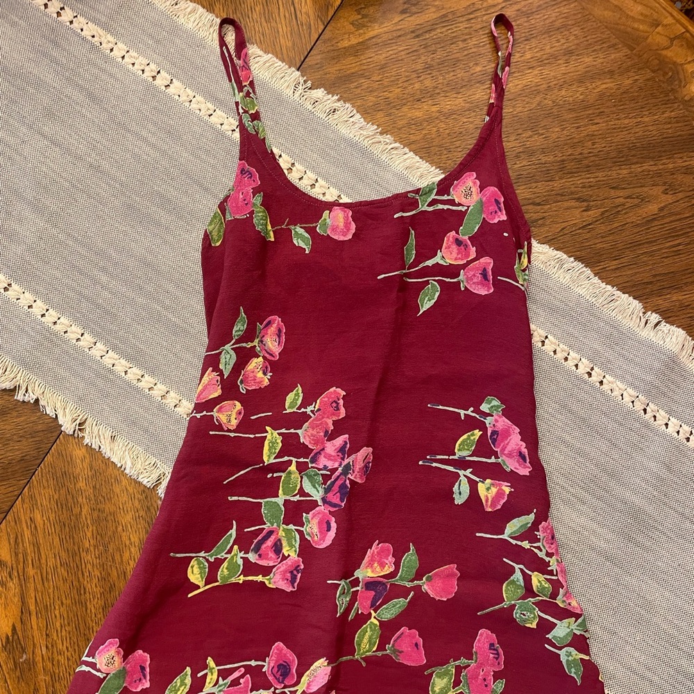 CODE ONE Raspberry Rose Slip Dress S - Picture 2 of 5
